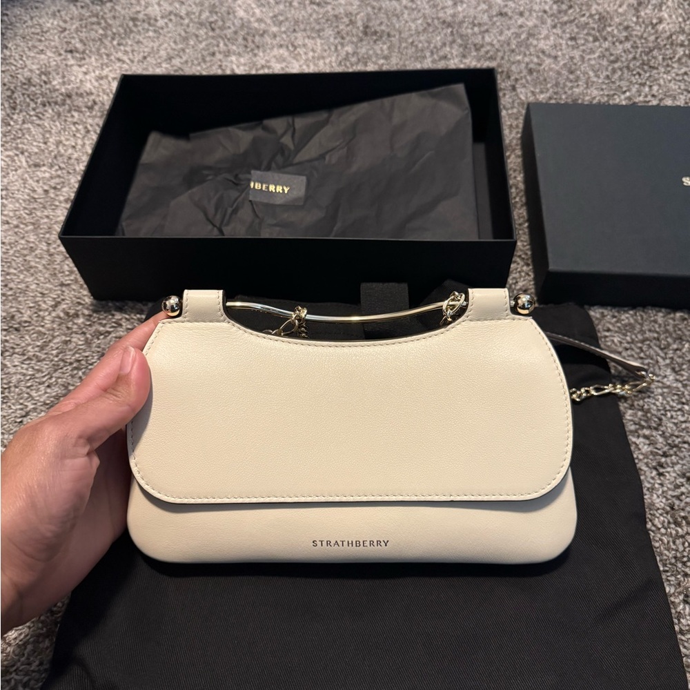 Strathberry harmony vanilla Shoulder Bag